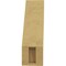Ekena Millwork 3-inch W x 6-inch D x 10-inch H Valencia Rough Cedar Woodgrain TimberThane Knee Brace, Primed BRCUR03X06X10VALRCPR - alternate 6